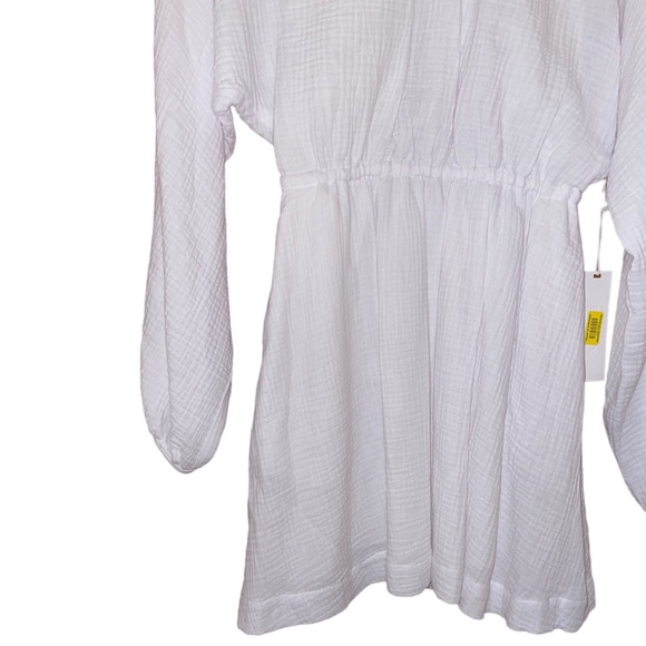 NWT Every Open Back Mini Dress in White - Picture 5 of 9